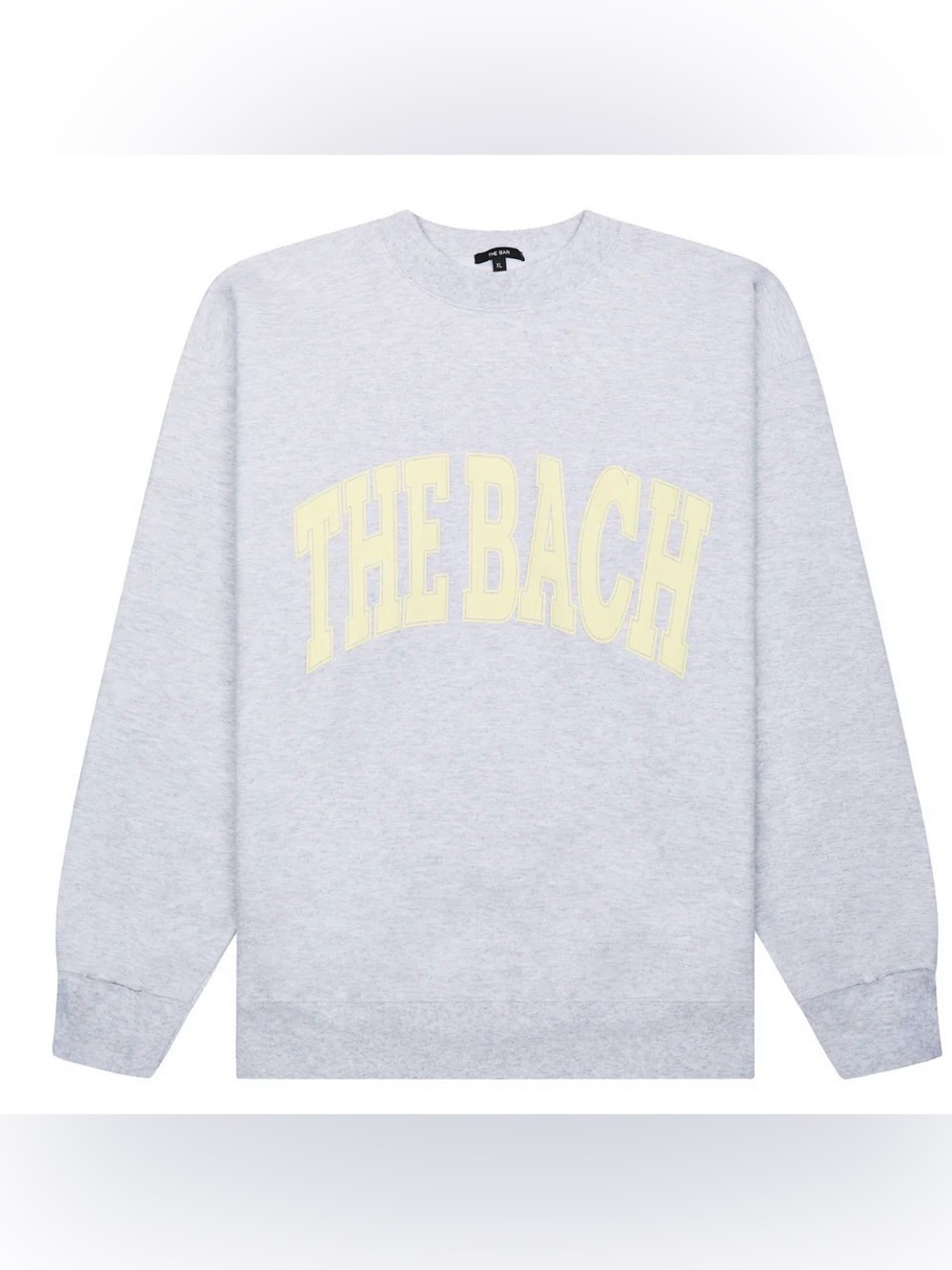 The Bar The Bach Oversized Varsity Sweatshirt / Gray / Size XLarge - Picture 2 of 4